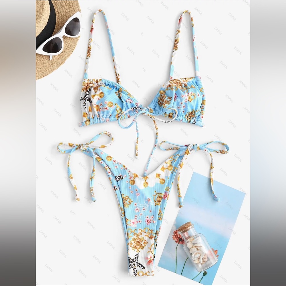 ZAFUL bikini, worn once, perfect condition. Cheeky.